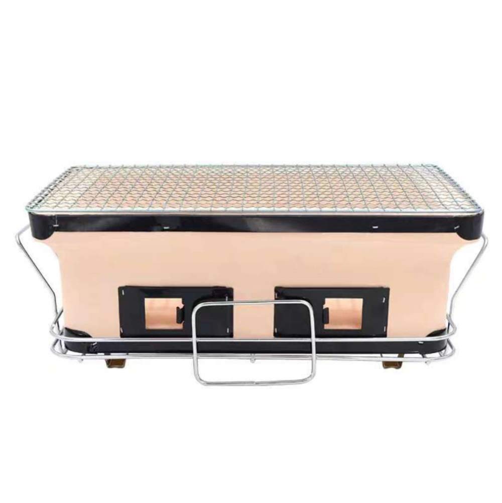 Griglia da tavolo a carbone, griglia da tavolo, griglia a carbone in ceramica, barbecue giapponese Yakitori, barbecue in ceramica porosa