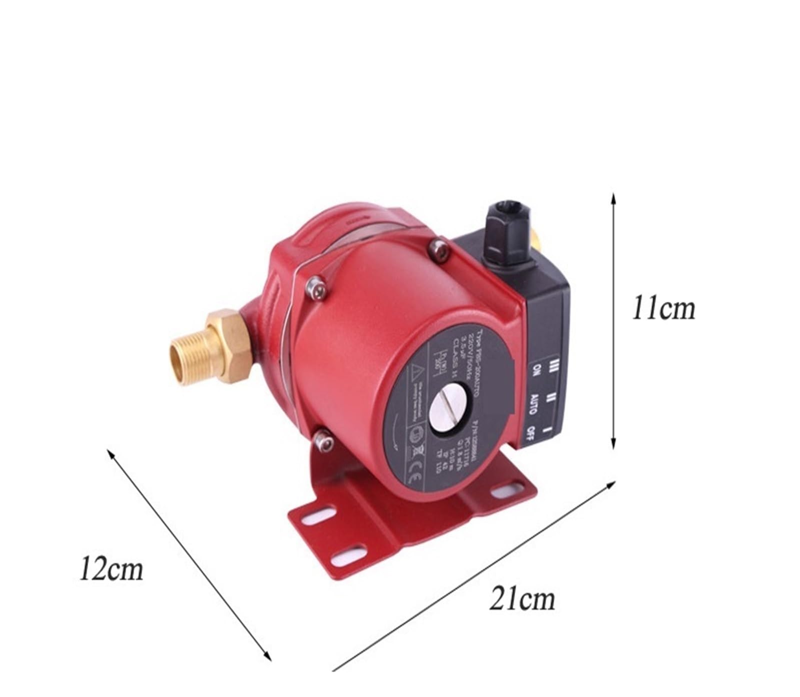 Bomba De Agua De Refuerzo De Ducha De 120 W, Mini Bomba De Refuerzo De Presión De Agua For El Hogar, Bomba De Refuerzo De Ducha Silenciosa De 60 L/min(120W Adjustable)