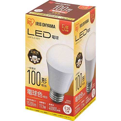 yߓd΍z ACXI[} LEDd E26 Lz 100` dF LDA11L-G-10T7