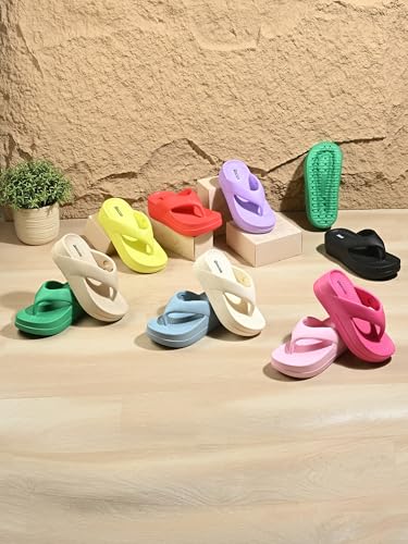 Image of DOCTOR HEALTH SUPER SOFT Women's Flip-Flops Slippers | Flip-Flops | Women's & Girl's Slippers | Comfortable & Lightweight | Soft Foot Massager | All Day Wear Flip-Flops Slipper