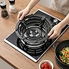 WUWEOT 2 Pack Cast Iron Wok Support Ring Stand, Windproof Stove Wok Ring, 4 Claw Cross Shape Stove Accessory Nonslip Holder with Most Gas Burners for Energy Saving and Efficient Cooking #5