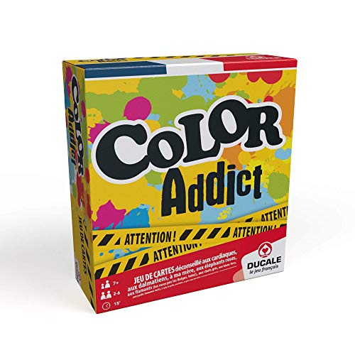 Color Addict - Jeu de Societe coloré, Ambiance & rapidité - Jeu de Cartes fabriqué en France pour Toute la Famille