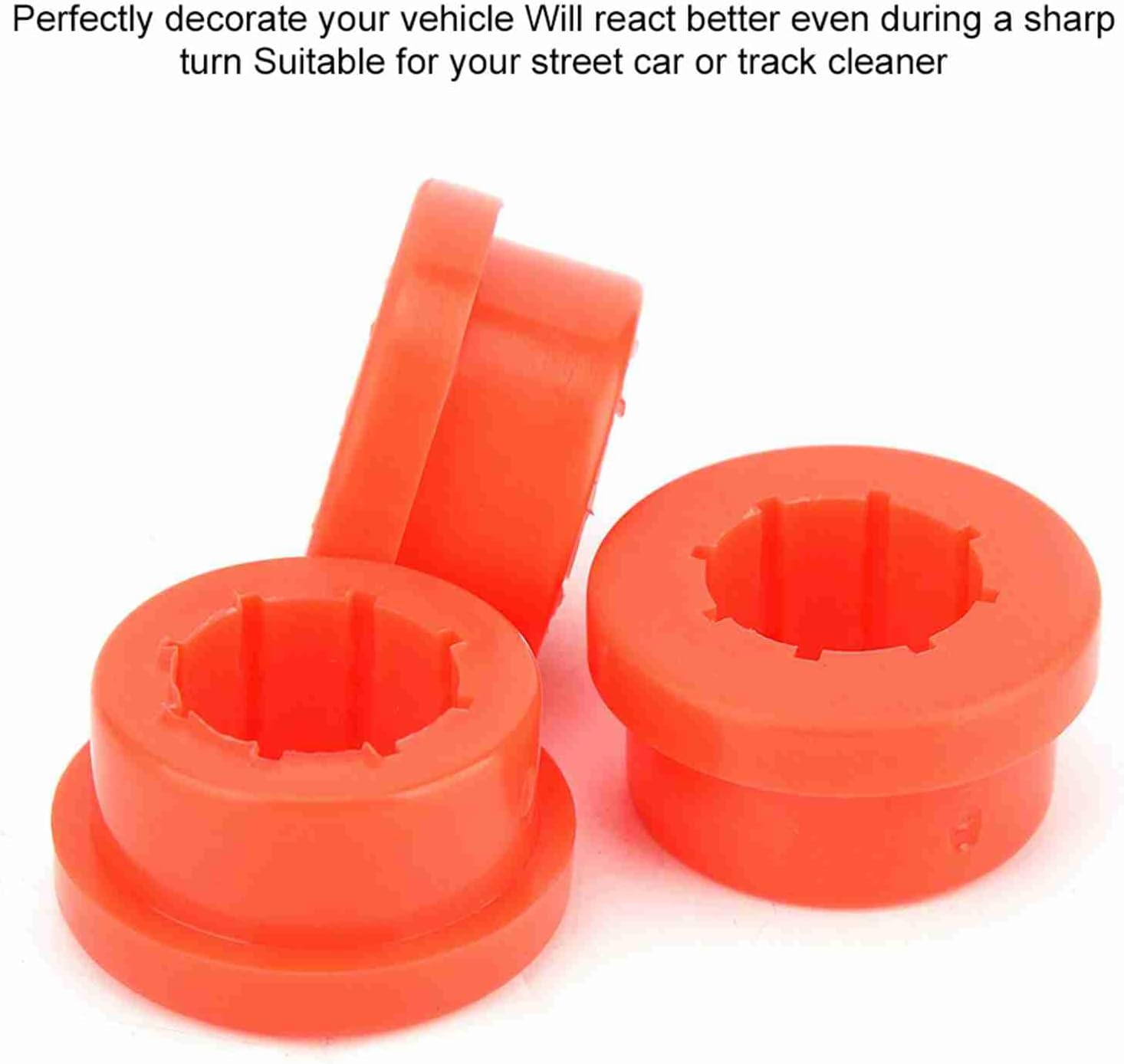 12pcs Replacement LCA Red Bushings Lower Control Arm Rear Camber Polyurethane Control Arm Bushings Fit for EG6 EK9 88-05 Integra 90-01 RSX DC5 02-06 DEL SOL 93-97