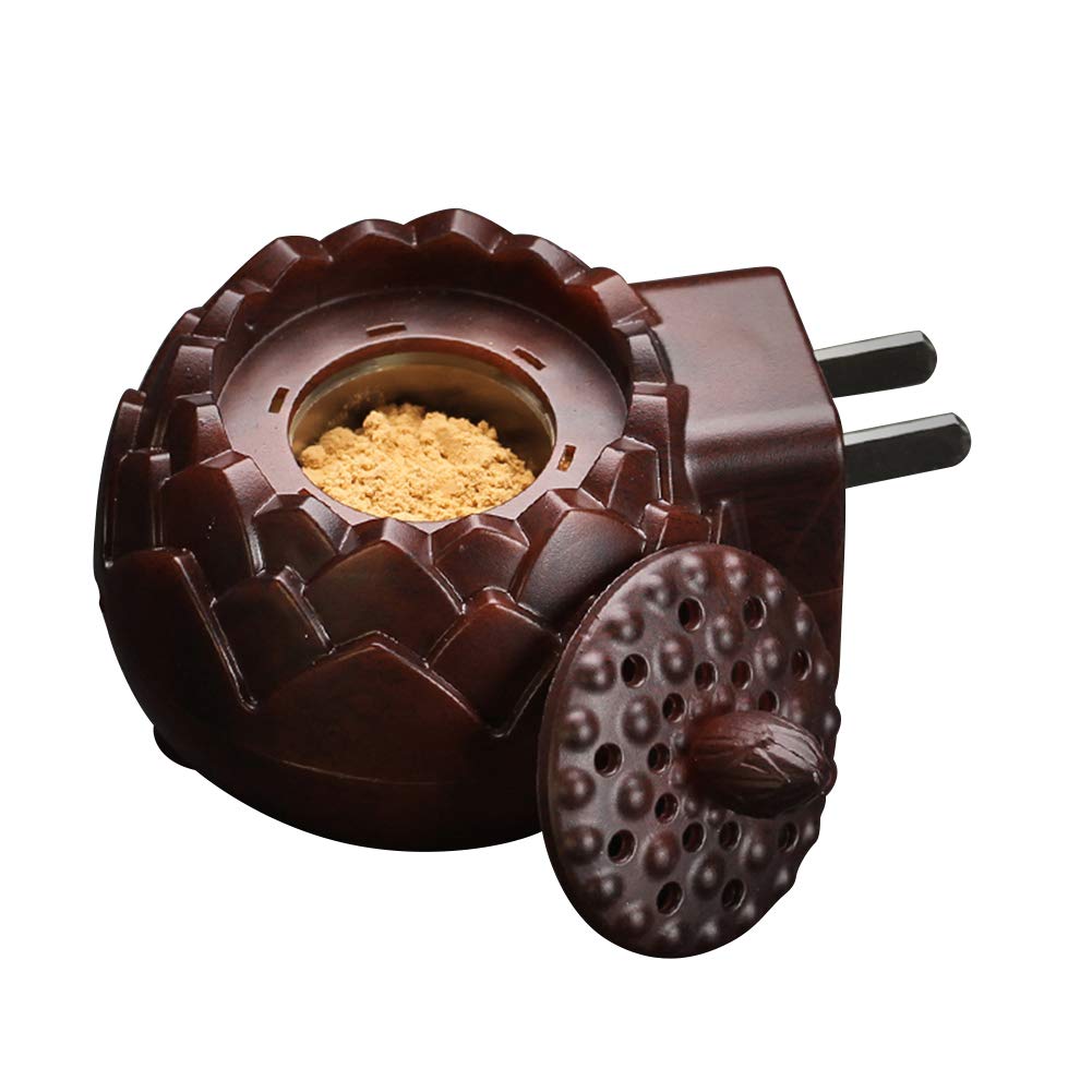 Brûleur d'encens électronique, Prise Murale Diffuseur de Parfum, Four à température constante 150 ° / 190 °, pour la Maison, Yoga, Bureau, Spa, Chambre, Chambre de bébé