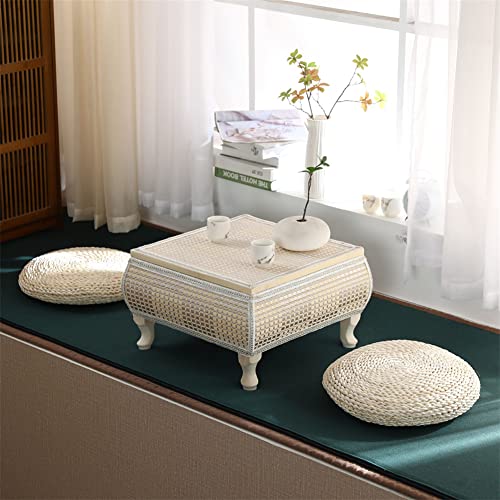 Table basse en bambou avec rangement pour petit espace et studio