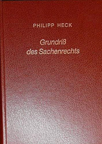 Grundriss des Sachenrechts Grundriss des Sachenrechts
