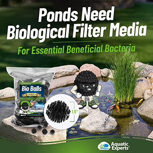 Bolitas Bio Aquatic Experts 1.5" 300 unidades + acondicionador miniatura 2
