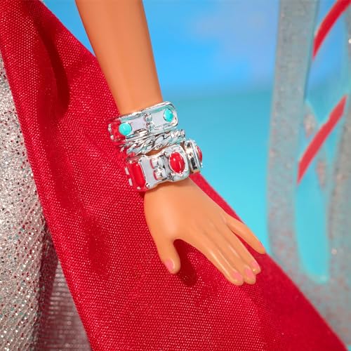 Muñeca Barbie Ángel Navideño Holiday 2023 miniatura 5