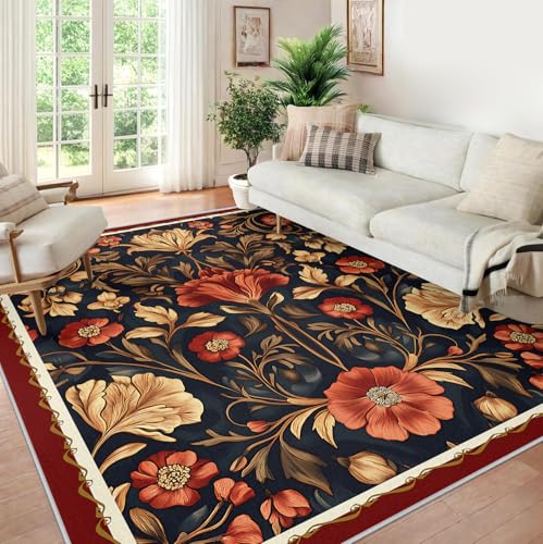 Tapis antidérapant poils bas lavable pour éliminer les risques de glissade au salon - 5