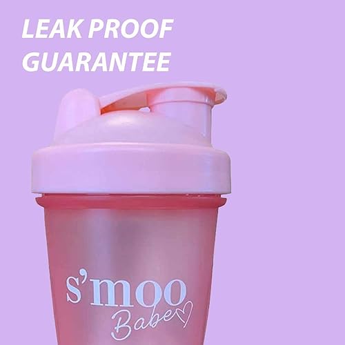 Miniatura 6 de Smoo - Botella mezcladora de hielo clásica, tazas agitadoras para batidos de proteínas, taza de té helado y café helado, duradera y a prueba de