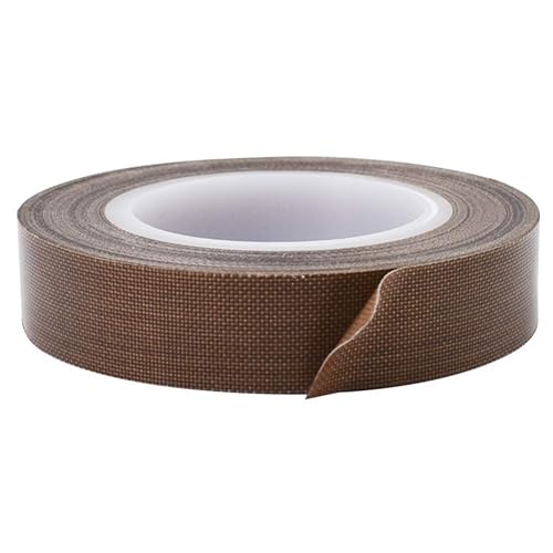 Miniatura 4 de MISSYOUNG Cinta de teflón de tela recubierta de PTFE Cinta adhesiva de teflón de alto calor, cinta de teflón de alta temperatura para vacío,
