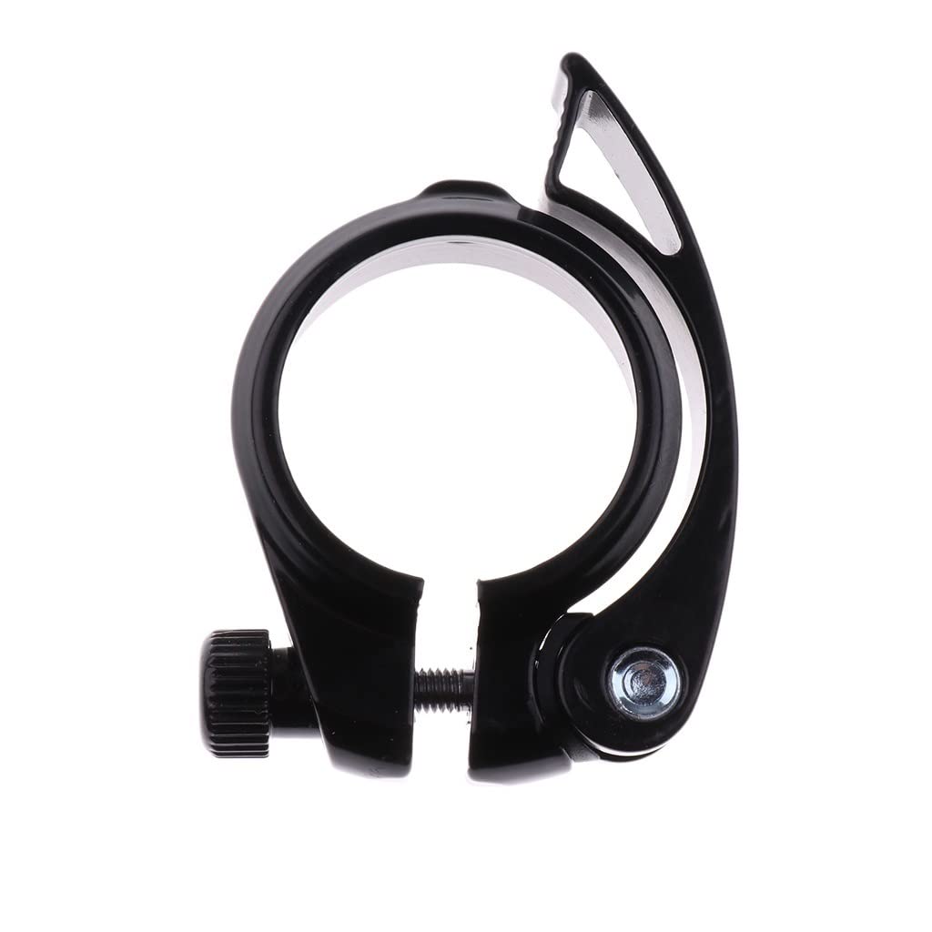 Bike Seat Clamp Bike SeatPost Clamp 40mm Aluminum Seatpost Quick Release for Mountain Biking, Cycling, Riding