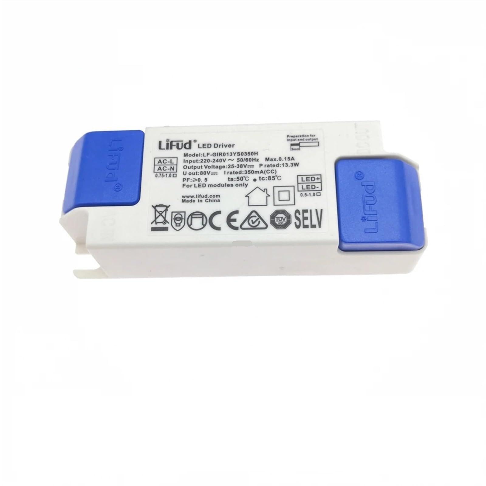 1 UDS-5 uds Controlador LED de Alto PF LF-GIR013YS250H 300H 350H 25-38-42V Corriente Constante 250mA 300mA 350mA iluminación | LF-GIR013YS0350H,2pcs