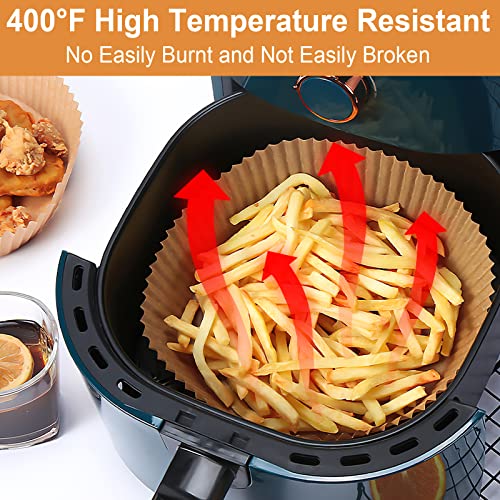 AiQInu Backpapier für Heißluftfritteuse, Airfryer Backpapier Rund 16cm – Ansicht 6