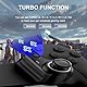 Megadream Mobiles Gamepad für iPhone/iPad/Android/Tablet/Switch/PS4/PC, Kabellos, Ergonomisches Design, Lange Akkulaufzeit, Unterstützt Mehrere Spiele (schwarz)