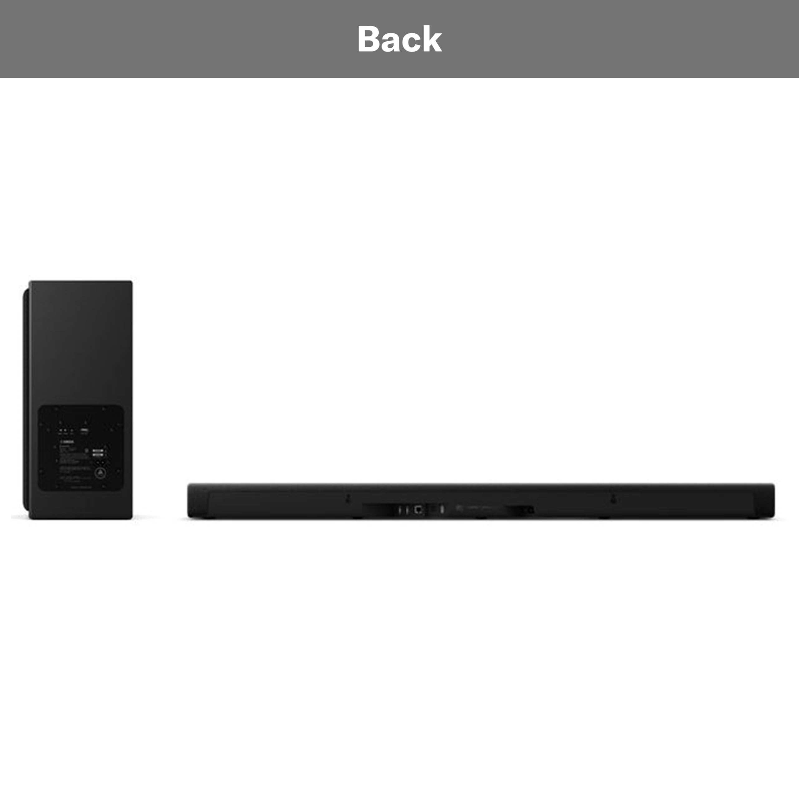 YAMAHA True X Bar 50A Barre de Son – Son Surround Dolby Atmos, Alexa Intégrée, Caisson sans Fil, Clear Voice, HDMI eARC, Bluetooth, AirPlay 2, Spotify Connect – Noir