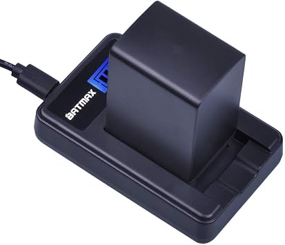 Batmax 1Pc 2900mAh BP-828 Battery + Quick LCD Charger for Canon VIXIA HF G50, HF G60, HF G70, XA15, XA20, XA25, XA60, XA65, XA70, XA75,XA40, XA45, XA50, XA55, HFG30, HFG40, XA10, XA11 Cameras