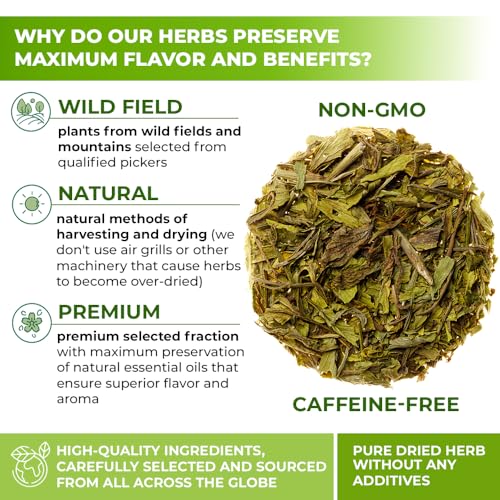 Image of 4 oz. Dried Lovage Herb Lovage Leaves Herbal Tea (Levisticum Officinale) - 113g Herb Tea Levisticum