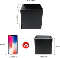 Vista 6 de Ralbay Black Modern LED Wall Sconce Lighting Fixtures Aluminum 10W Natural Light 4000k Up and Down Indoor Lighting for Living Room Bedroom Hallway