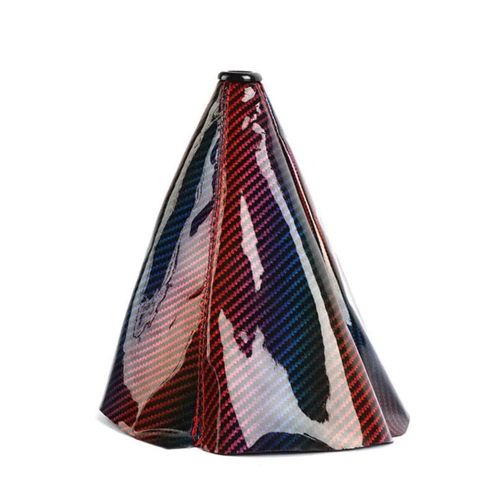 Hyasdbwe One Color Colorful Carbon Fiber Shift Boot Stitch Cover For Gear Cover Shifter Car Shift Lever Cover Mt At Dust Cover Gear Shifter Parts