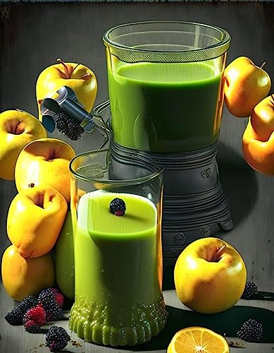 Poster Might As Well Get Juiced Fruit déco cuisine et salon moderne