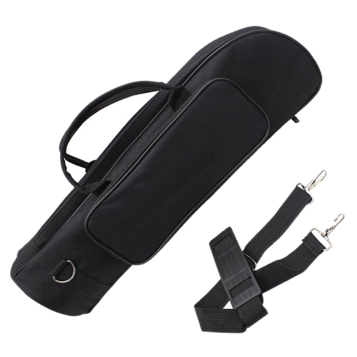 Bolsa para Trompeta Juvenil Bolsa Oxford Acolchada con Compartimentos para Instrumento y Accesorios Correa y Asa Cómodas para Transporte Seguro