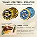Curved 360 Wave Brush For Men - Medium Hard Palm Brush for Laying Down 360 Waves Made with Natural Boar Bristle and Wood Easy to Hold - Strong Hold Wave Pomade Greasy for Creating 360 Layer Hair Waves