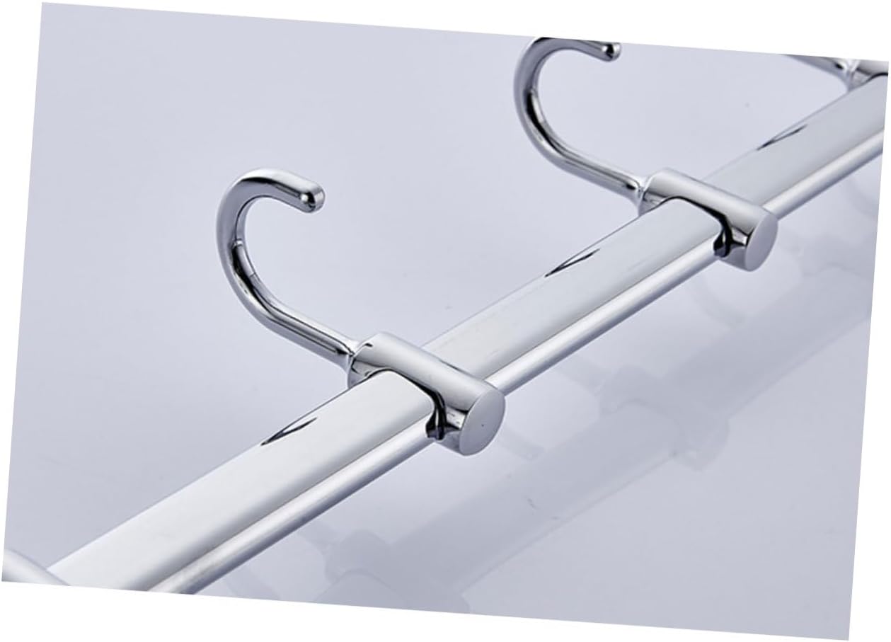 ABOOFAN Kitchenware Storage Shelf Wall-mounted Storage Rack Punch Hook Cutter Hanger Pantry Drying Rack for Kitchen Counter
