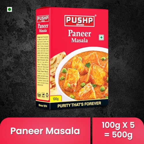 Image of Pushp Brand Paneer Masala Box (100g Pack of 5)