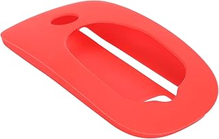 シリコンマウスカバー マウス保護スキン 洗浄可能 軽量 耐久性 ユニバーサル OS X 1/2用 (赤)