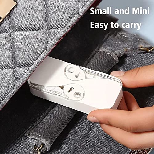 Portable Floss Dispenser, Dental Floss Portable Case Dispenser, Portable Floss Pick Dispenser, Premium Refillable Floss Pick Holder Travel Floss Organizer For Women Men Teeth Cleaning (Pink+Green) #TOP6