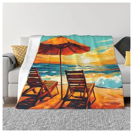 Fuzquwu Beach Umbrella Throw Blanket
