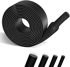 4 sizes (4 mm + 6 mm + 8 mm + 12 mm) x 2 m heat shrink tubing with glue, heat shrink tubing, shrink tubing, shrink tubing, shrink tubing, heat shrink sleeve