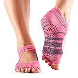 Toesox Women's Bellarina Half Toe Grip (Derby) Medium