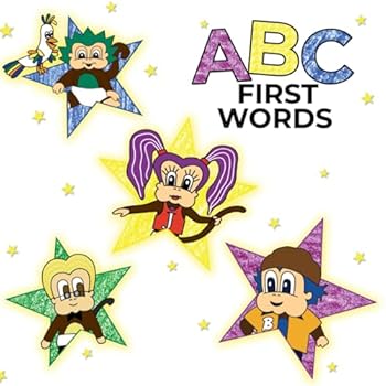 Paperback ABC First Words: Beobi and the Magic Coloring Book