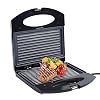Elektrische barbecue, 150 graden Celsius, dubbelzijdig heating contactgrill, anti-aanbak, veelzijdige grill, 750 W…