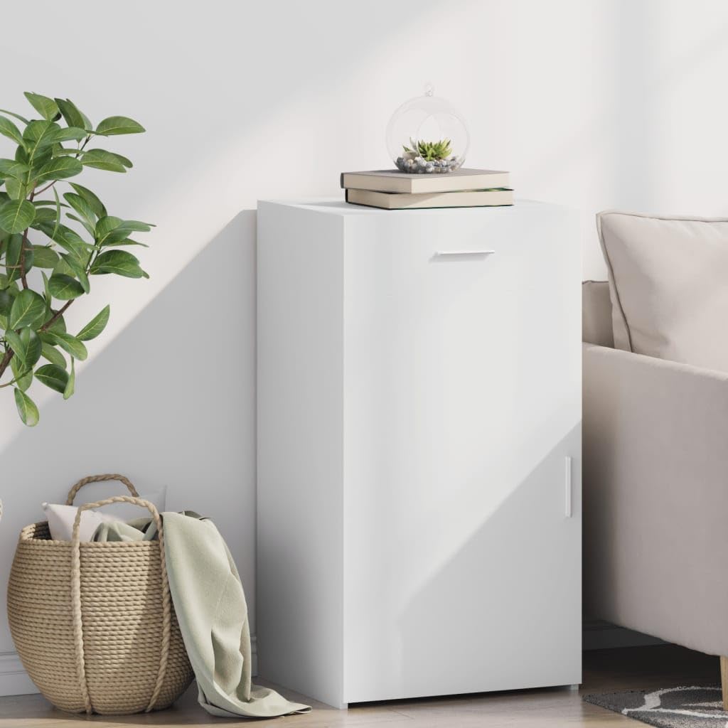 Credenza bianca, 50 x 42,5 x 93 cm, in legno