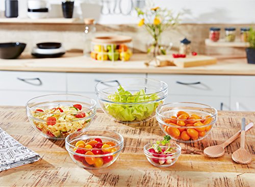 Luminarc Glass 10-Piece Set Stackable Bowl Set,Clear #TOP4