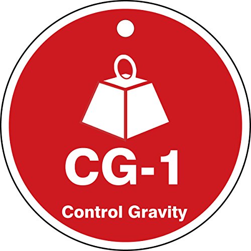 Tag de sécurité CG-1 plastique haute visibilité rouge pour consignation efficace