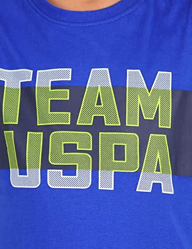 Image of U.S. Polo ASSN. Boy's Round Neck Regular Fit Brand Print Ikeb Muscle Tank - Pack of 1