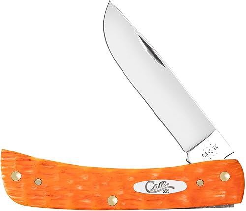 Case xx Knives Sodbuster Jr Jigged Cayenne Bone 35816 - Cuchillo de bolsillo de acero inoxidable