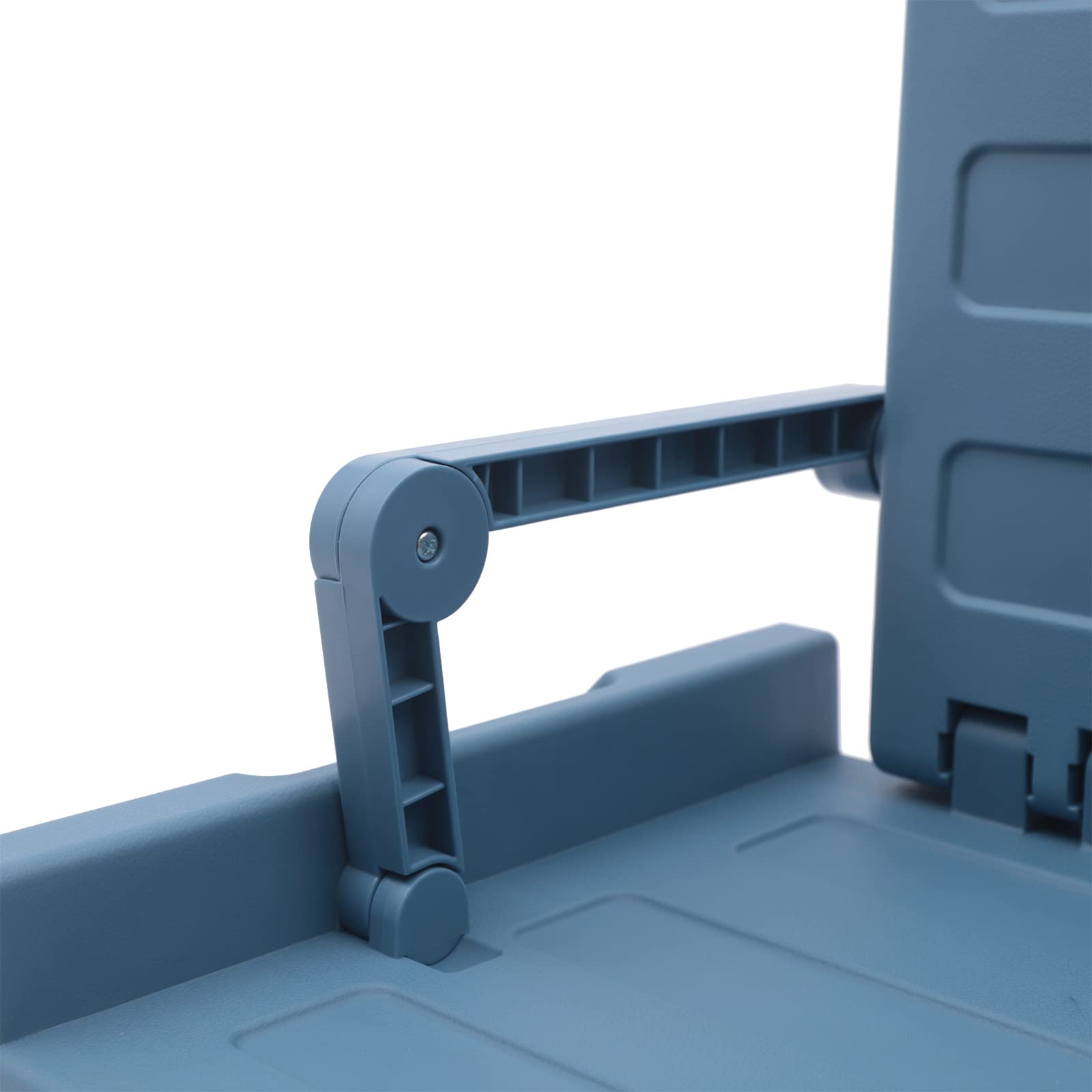 Caja de aparejos de pesca con asiento, contenedor de almacenamiento plegable versátil para camping, senderismo, viajes, organizador apilable para aventuras al aire libre