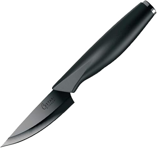 Cestari Accesorios para tablas de charcutería la hoja de cuchillo de pelar de cerámica nunca necesita afilar cuchillo de pelar de 3 pulgadas con