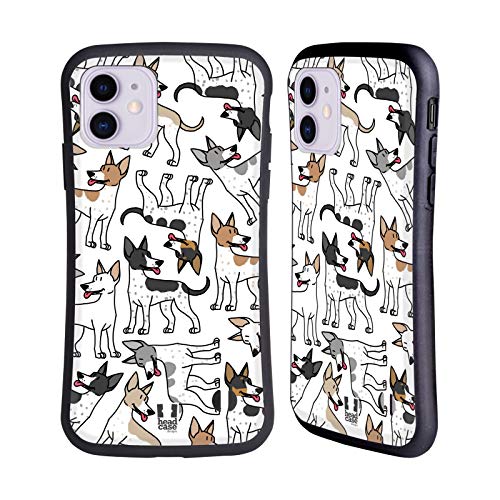 Head Case Designs Rat Terrier Modelli Razze Canine 8 Custodia Cover Ibrida Compatibile con Apple iPhone 11