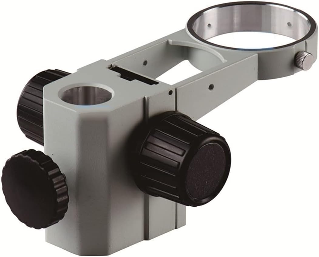Lab Consumables Scientific Stereo Microscope Focus Arm Holder With 76mm Dia With 25mm Hole Lens Adapter