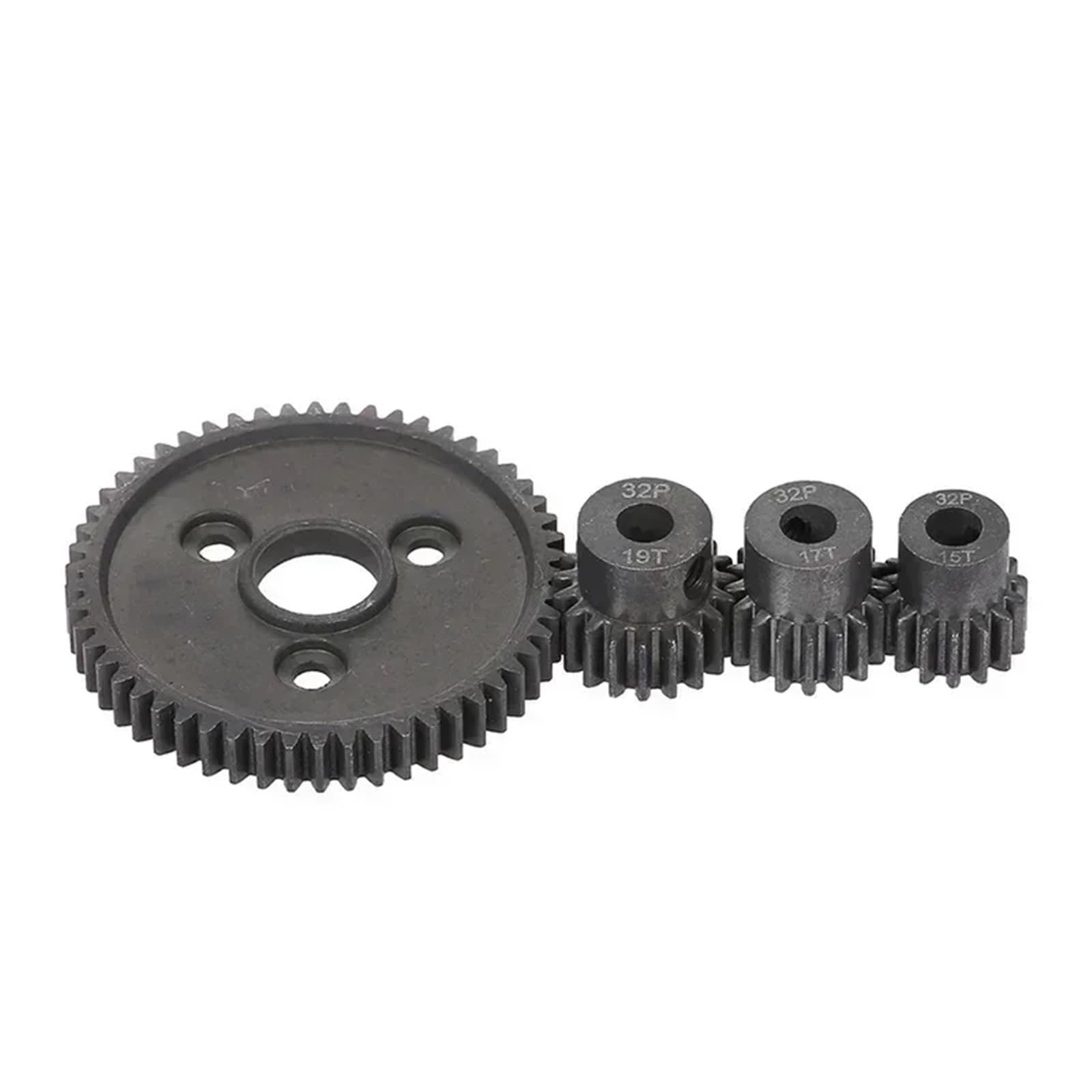 RC Car Replacement For Traxxas For Slash 4X4 For Stampede For Summit 1/10 Heavy Duty Hardened Steel Spur 54T Gear With 15T/17T/19T Pinion RC Car Parts