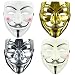 4 Pack V for Vendetta Guy Mask Halloween Mask Halloween Costume Cosplay Party Mask for Halloween Cosplay Party