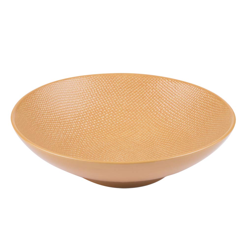 TABLE PASSION - Plato hondo vesuvio azafrán 19 cm (lote de 6)