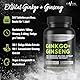 EXVital® Ginkgo + Ginseng, 365 Tabletten, 50:1 Pflanzenextrakte, hochdosiert - Ginkgo Biloba & Koreanischer Ginseng - Laborgeprüft - Vegan