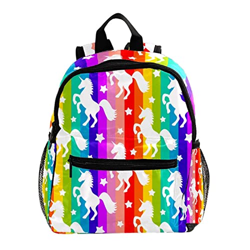 Mini sac à dos mignon licorne arc-en-ciel - Sac bandoulière enfant 3-8 ans